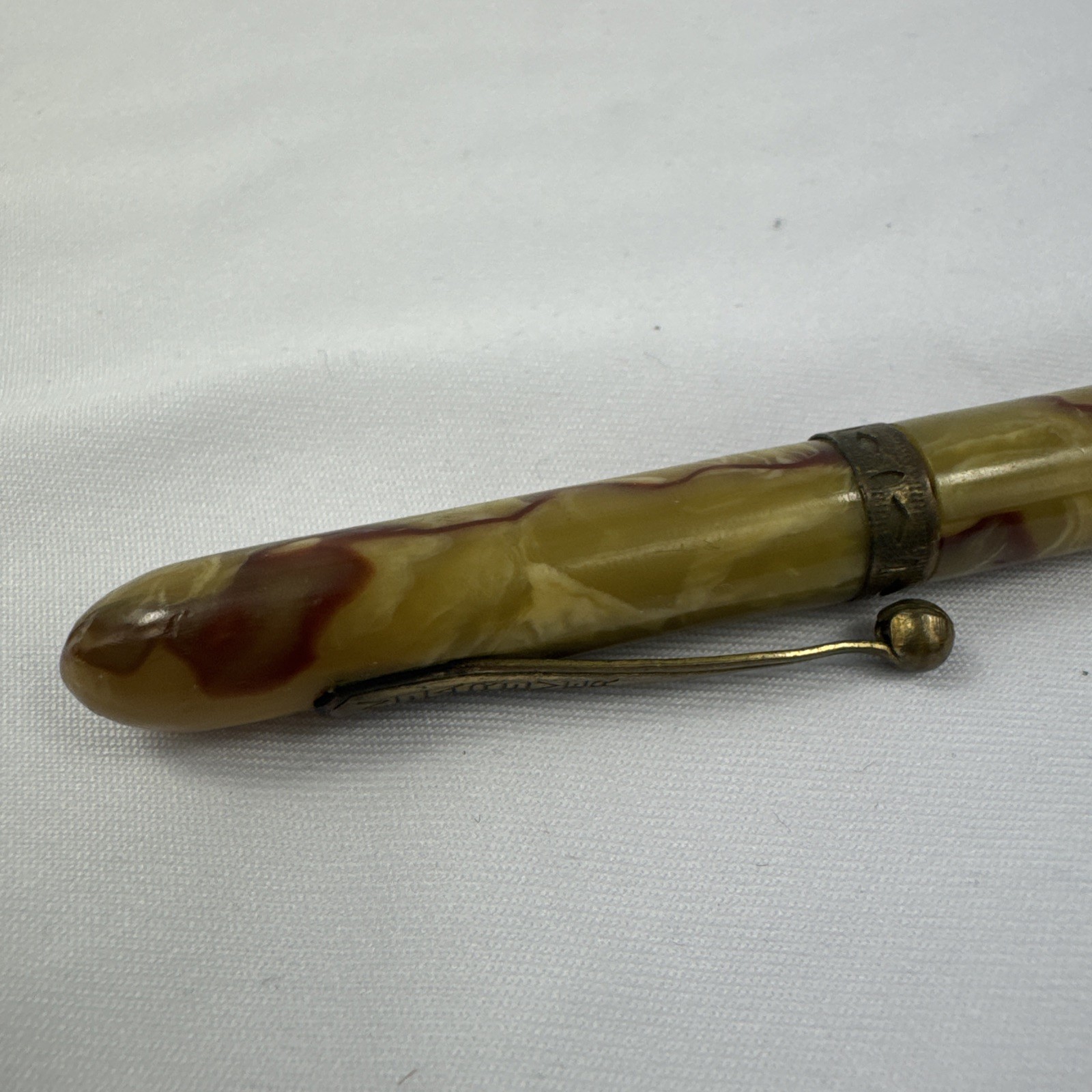 Vintage WEAREVER Mechanical Pencil Pen Marbeled Lucite Rare Writing Instrument