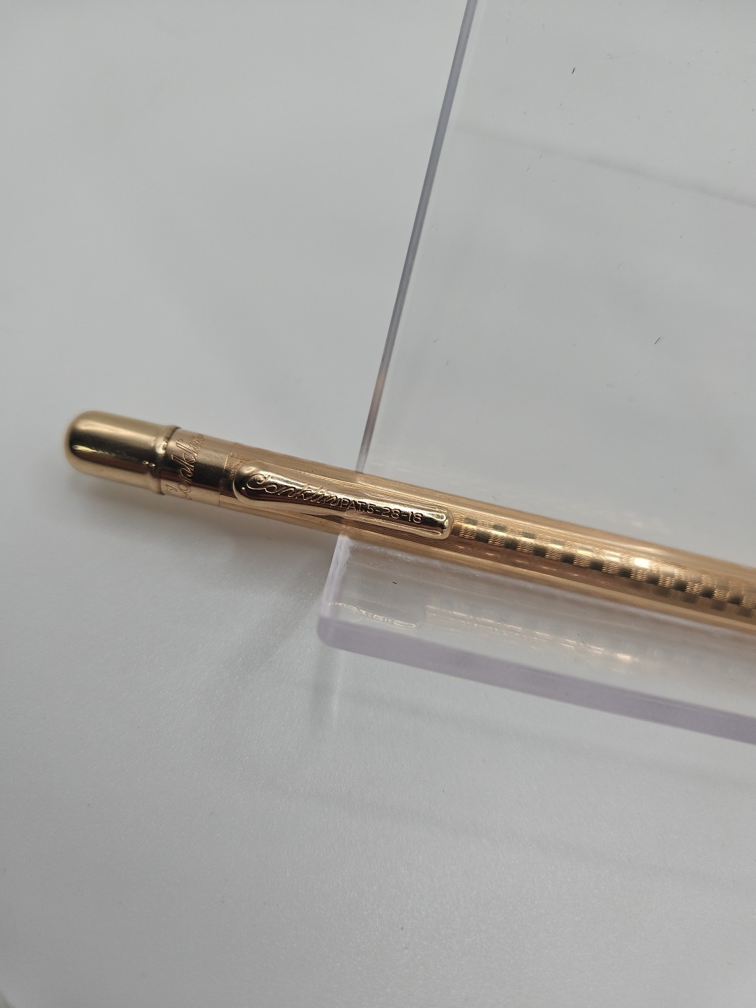 Vintage Conklin 10k Rolled Gold Mechanical Pencil Patent 1920