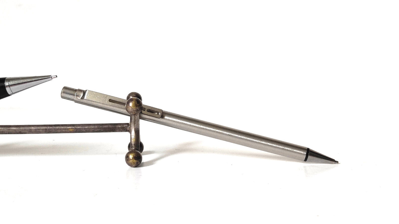 PILOT 0.5mm Set of 2,JAPAN Plastic&Thiny(5.5 mm) Metal Mechanical Pencils,1970’s