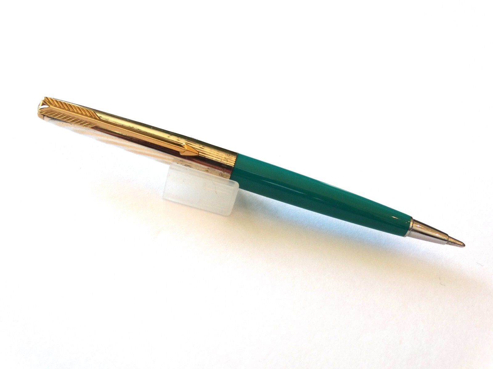 PARKER 61 VINTAGE 12K GOLD FILLED TOP LL PENCIL IN BLUE WITH GOLD TRIM – MINT
