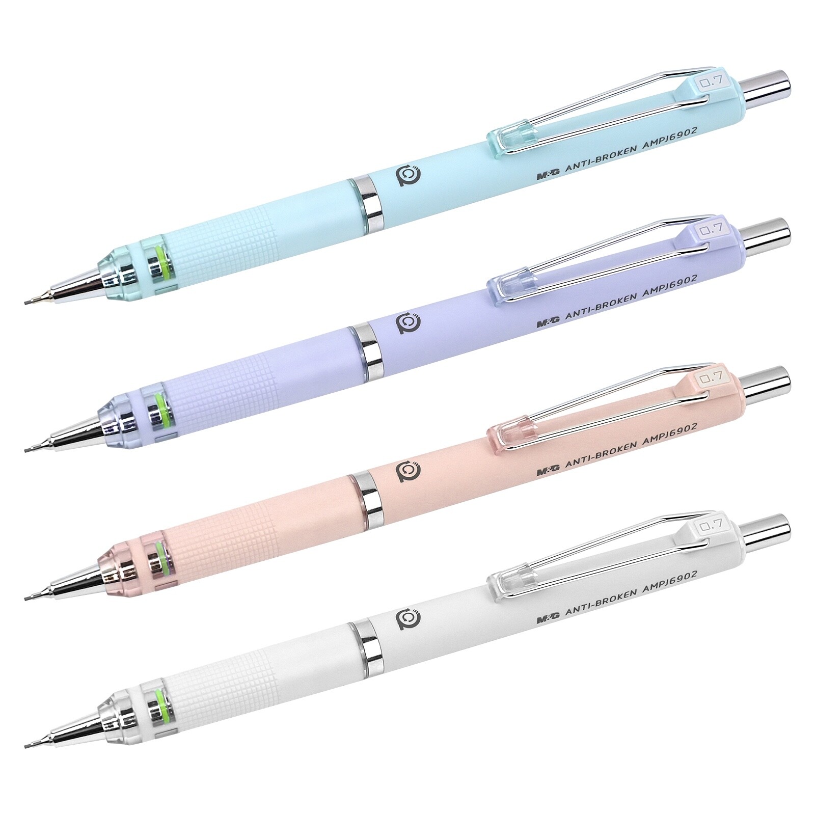 Mechanical Pencil 0.7MM, Extra Lead Protection, 4-Count