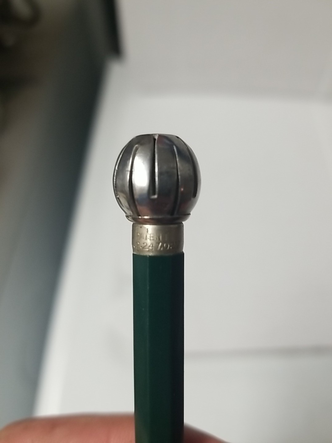 Dur-O-Lite BELL SYSTEM KS8300 Green & Chrome 1.1mm Phone Dialer Pencil – 1940’s