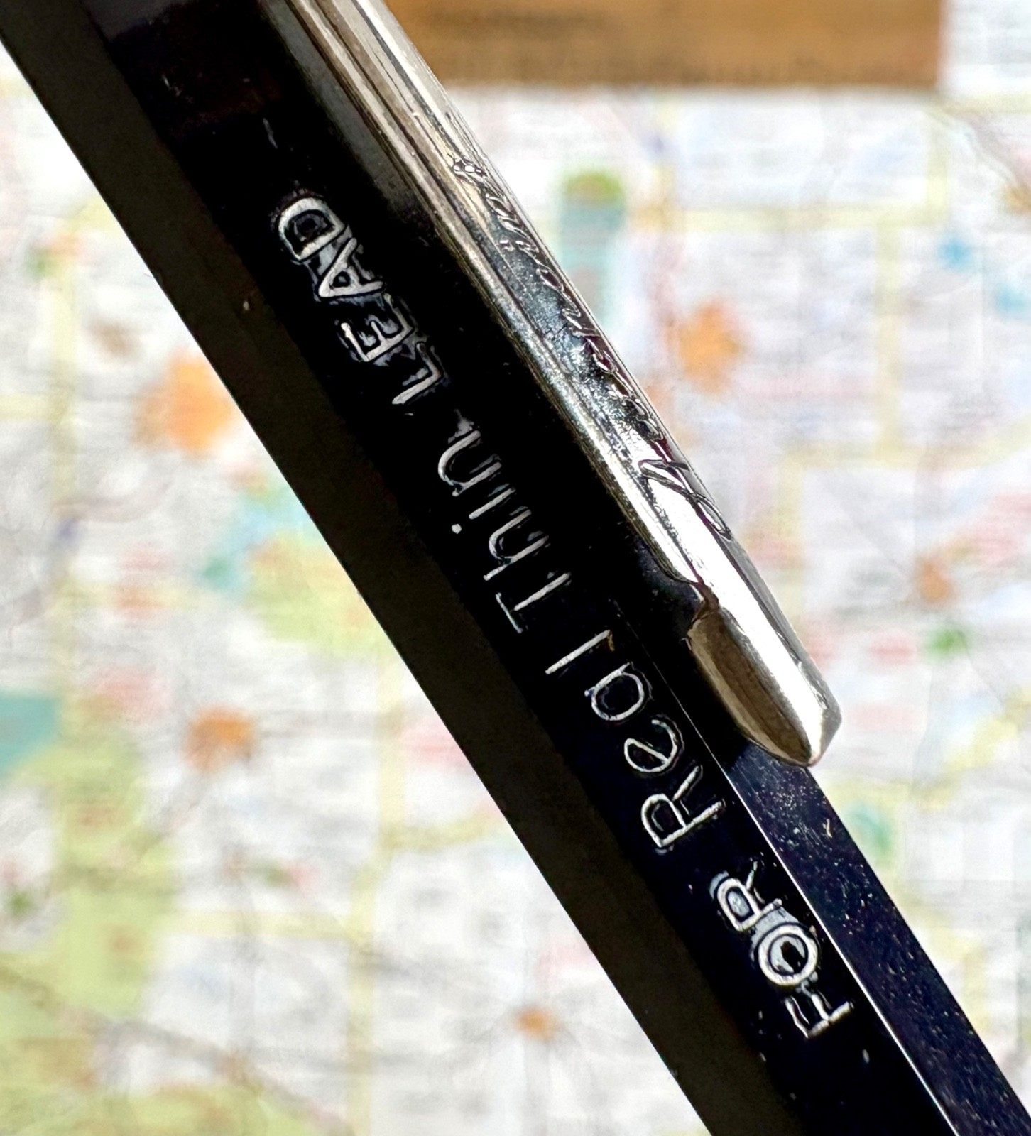 Vintage Autopoint Utility Real Thin Leads (0.9 mm) Mechanical Pencil – Black