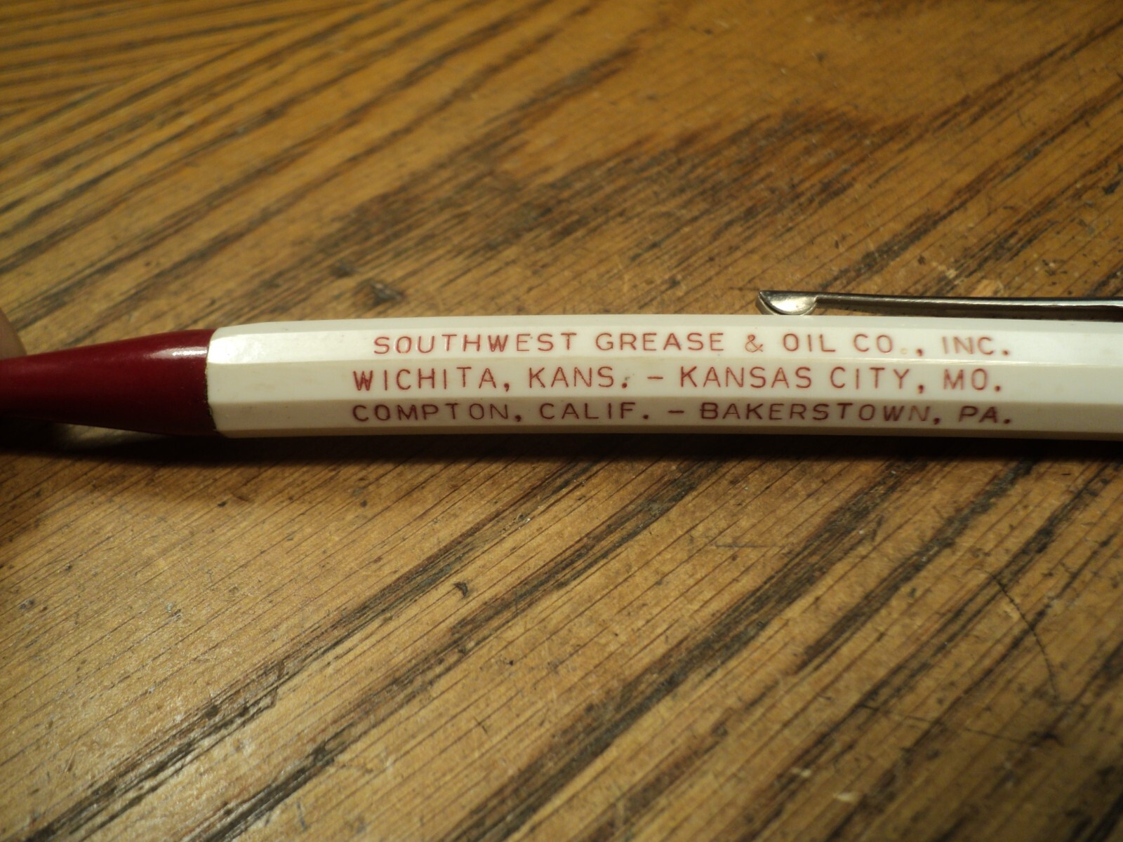 Vintage Autopoint Mechanical Pencil Southwest Grease & Oil Co 5-5/8″ Long USA B
