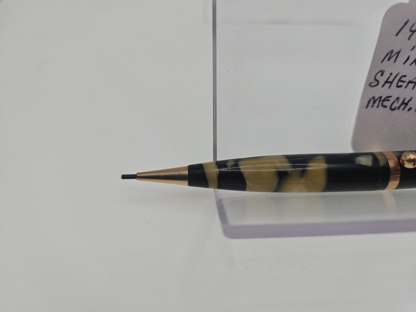 Sheaffer Lifetime Pearl & Black w/Gold Trim 1.1mm Mechanical Pencil – 1920”s