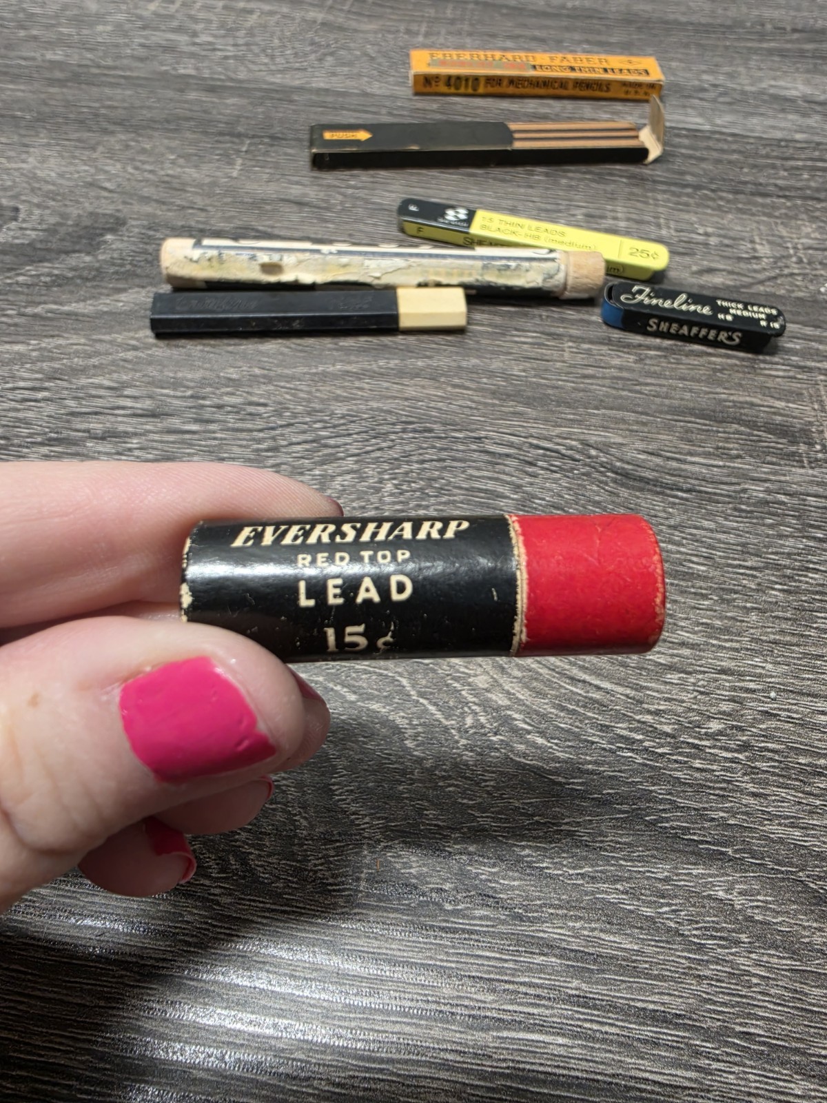 Vintage Pencil Lead Lot Mechanical Scheaffer Eberhard