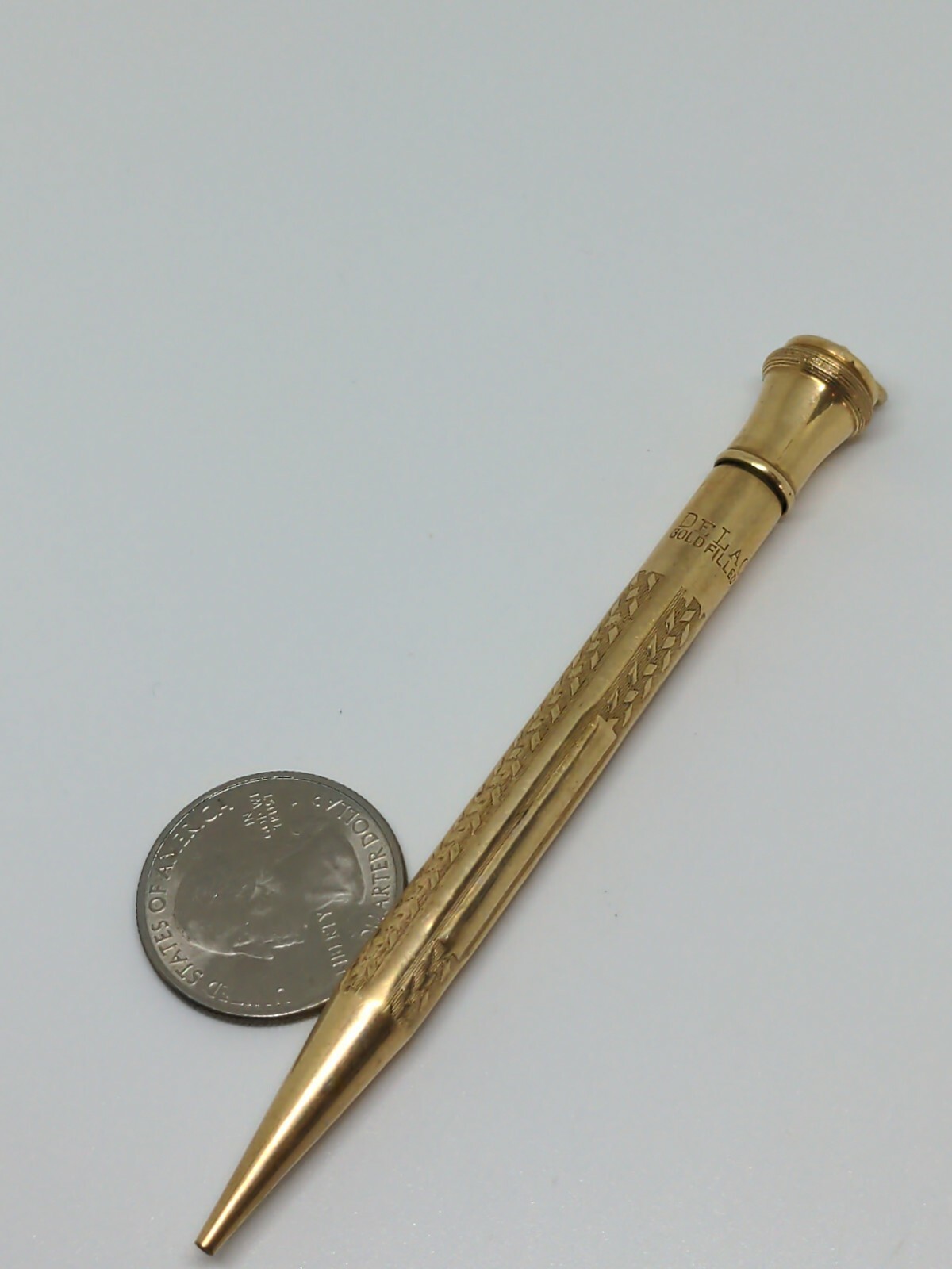 Vintage Dela Co Gold Filled GF Pencil