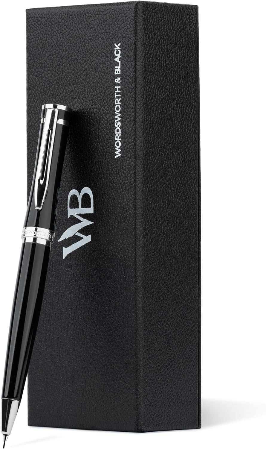 Wordsworth and Black Mechanical Pencil Graphite Lead- Stunning Luxury Metal Penc