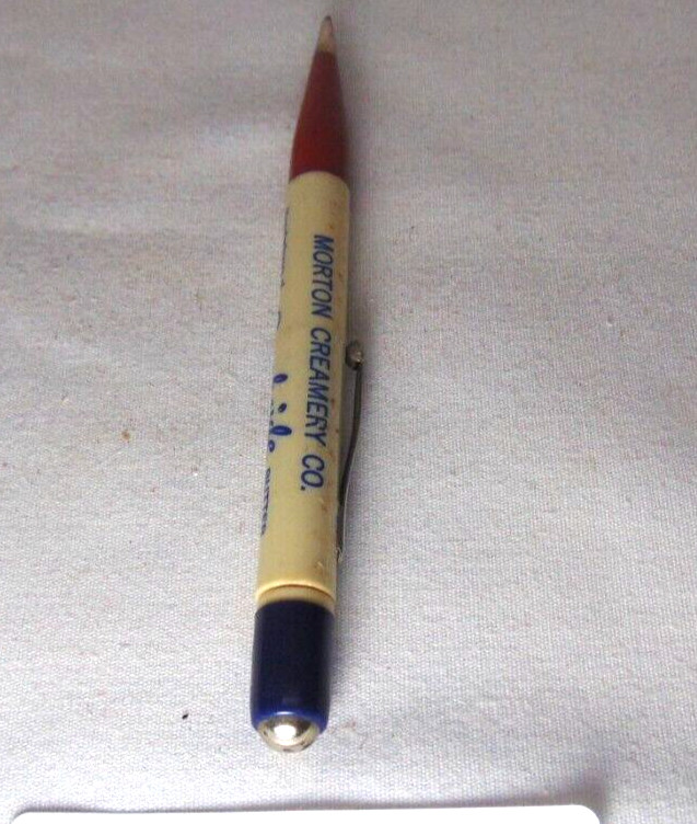 Advertising Mechanical Pencil Morton Creamery Brookside Butter Morton IL Vintage