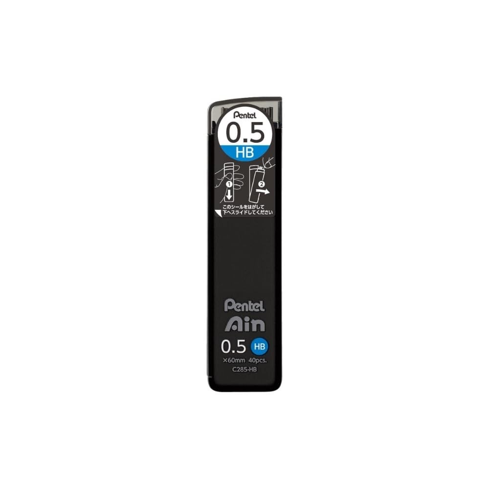 Pentel 4B Gray Marker Ink Cartridge Refill for 05mm Mechanical Pencils