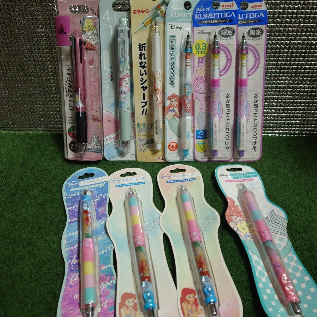Discontinued Disney Ballpoint Pen/Mechanical Pencil – Princess Ariel From JAPAN◎