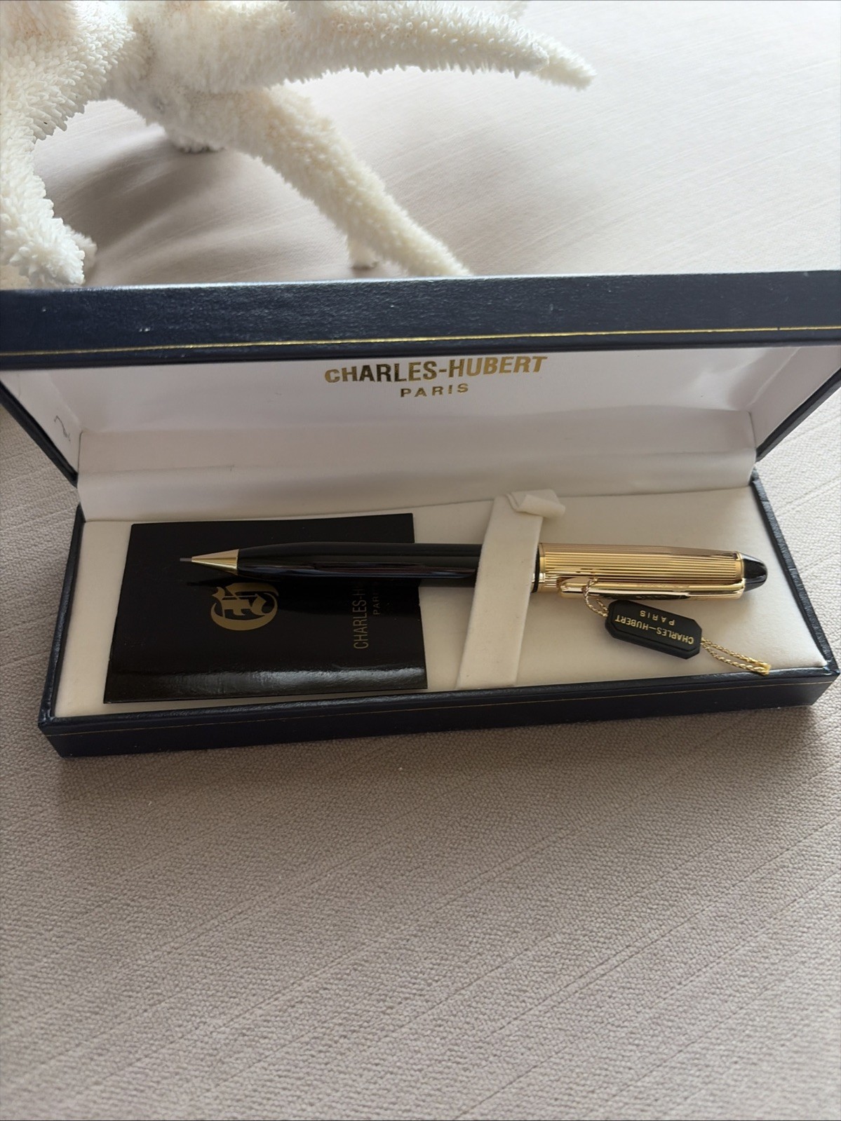 Charles Hubert Fine Quality Gold And Black Colors Mechanical Pencil