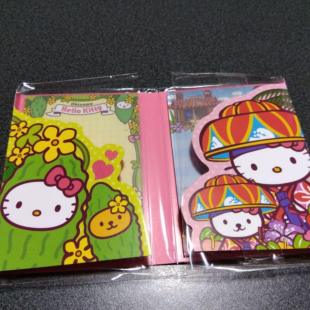 Okinawa limited Hello Kitty, Kikirara, and My Melody ballpoint pen and sticky