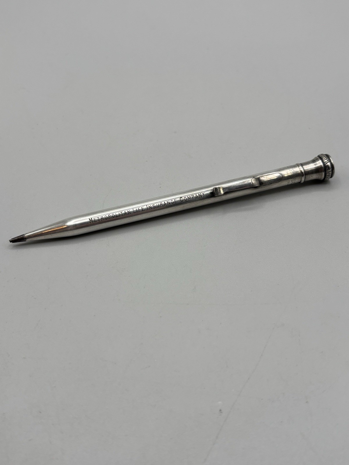 1920’s Wahl Eversharp Silver Plated Pencil Metropolitan Life Insurance Co