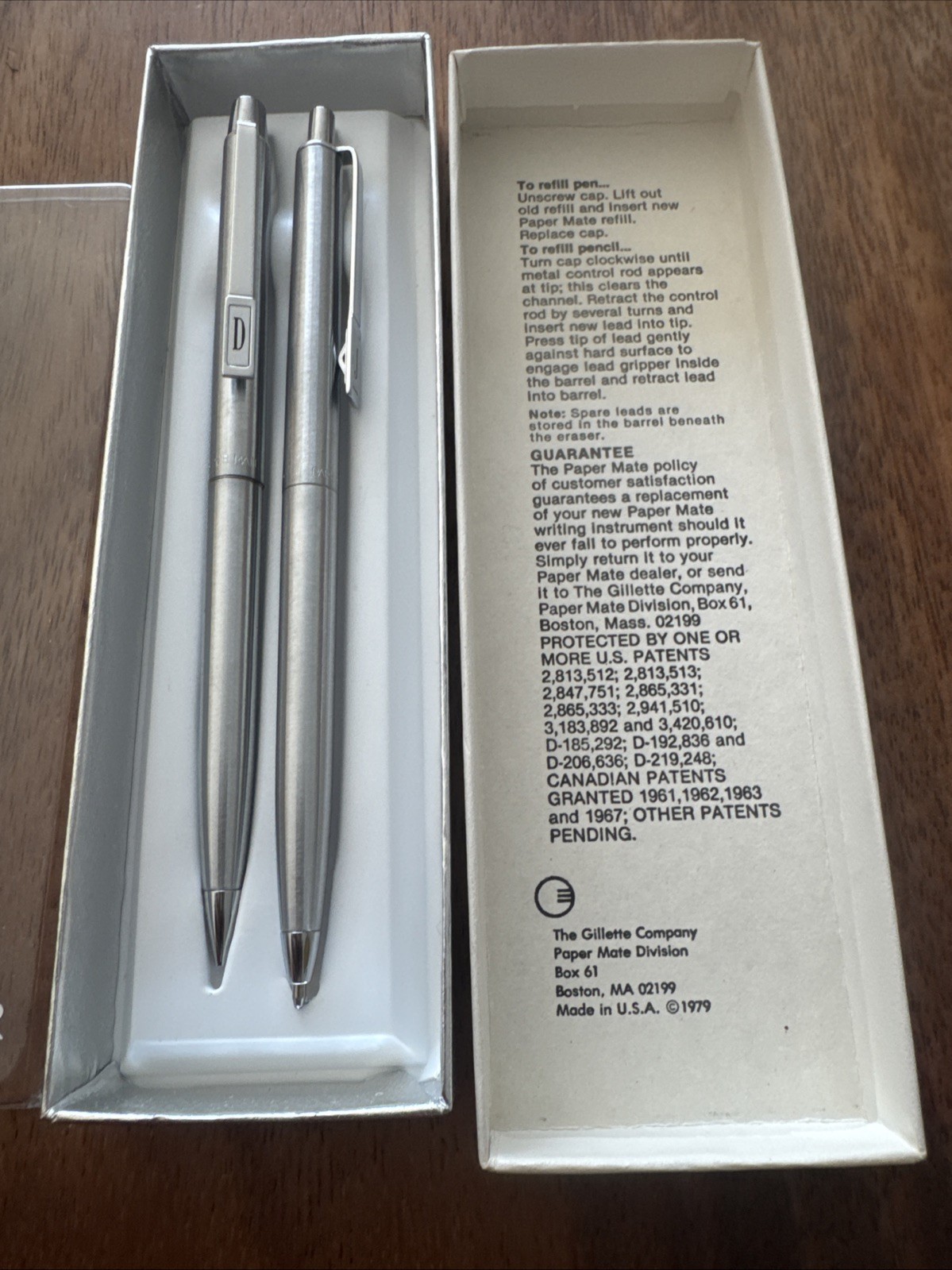 Vintage Mechanical pencils Parker Brand And Vintage Paper mate Pens Custom D J