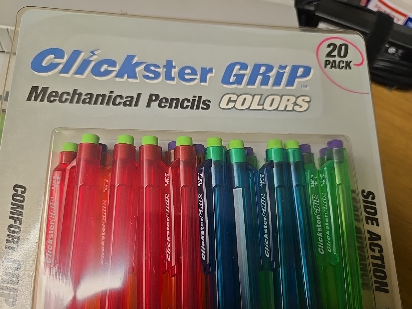 Sanford Clickster Comfort Grip Mechanical Pencil 0.5mm 20 Pk NEW #56942