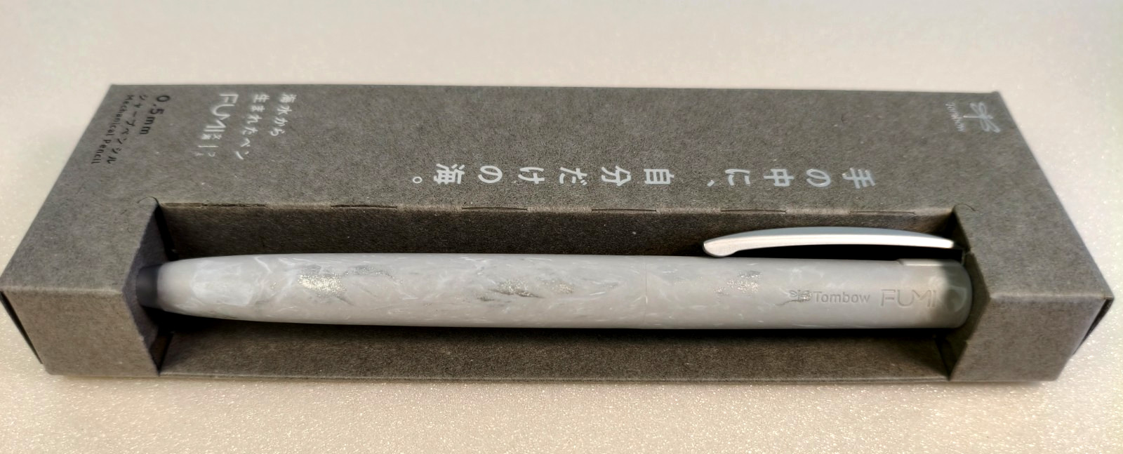 Set of 2 NEW Tombow FUMI Mechanical Pencil 0.5mm Japan Limited NAGORI Seawater