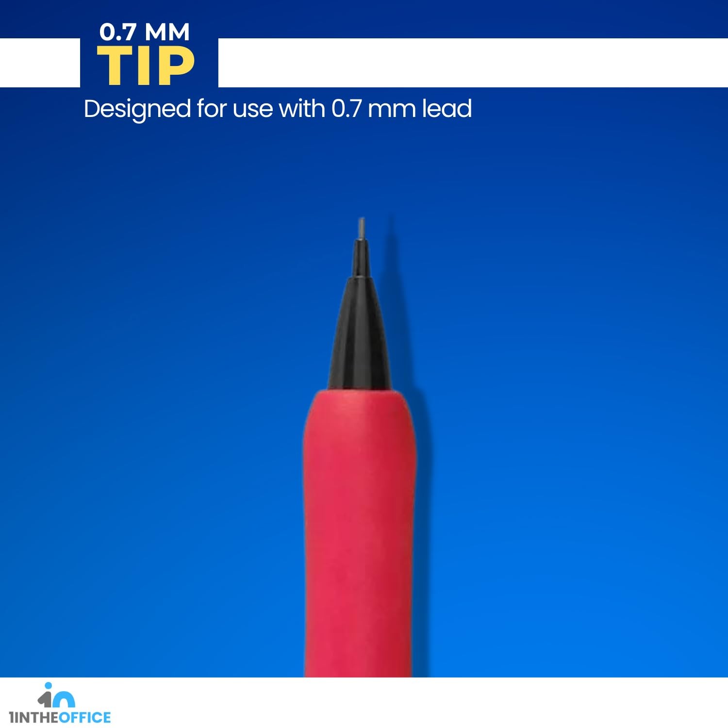 12 Pack Mechanical Pencil 0.7mm Set Lead Rubber Grip Refillable Writing