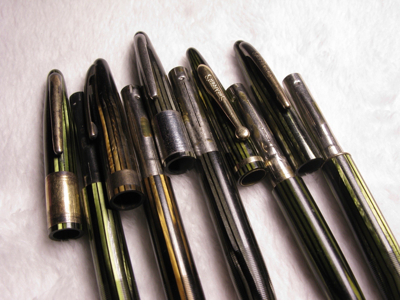 Sheaffer’s Working Mechanical Pencils 0.9mm Lot of 5 Striped