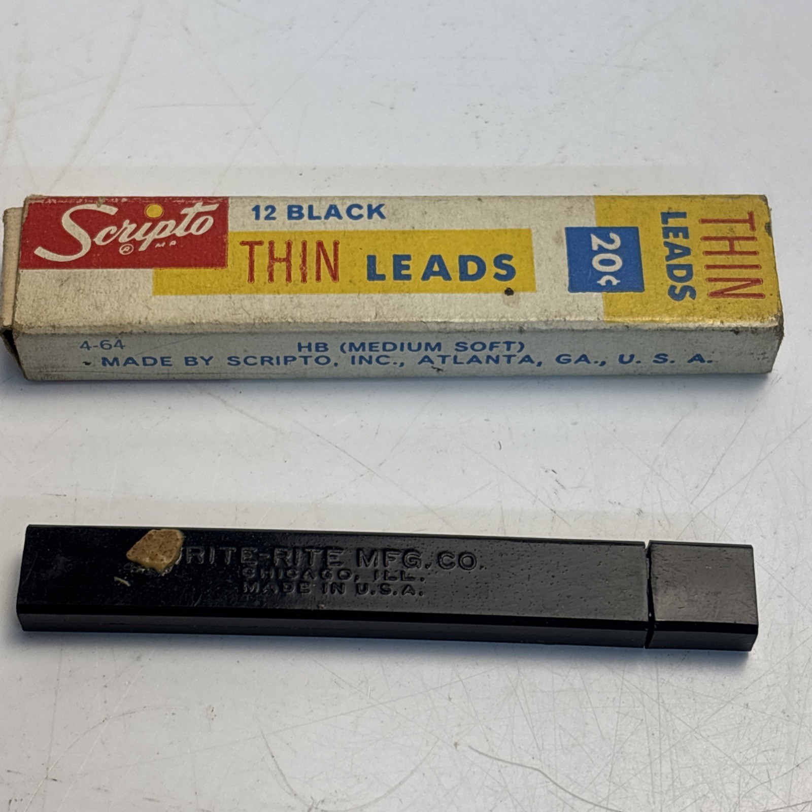 Vintage Mechanical Pencil Lead Lot Scripto Dixon Rite-Rite Wahl Chicago