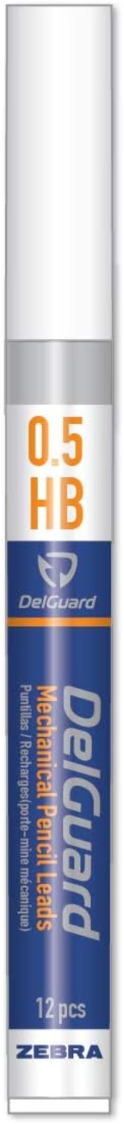 Reliable 12-Pack of DelGuard 0.5mm HB Break-Resistant Leads for Professionals