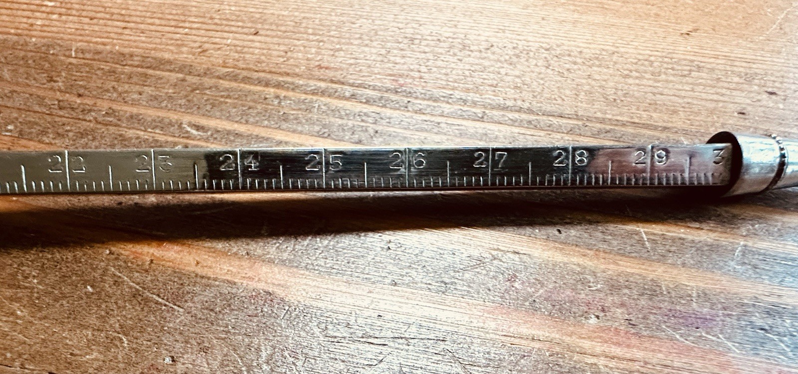 Vintage Metal Twist Pencil Telescoping/Retractable Ruler 12”/30cm Germany Made