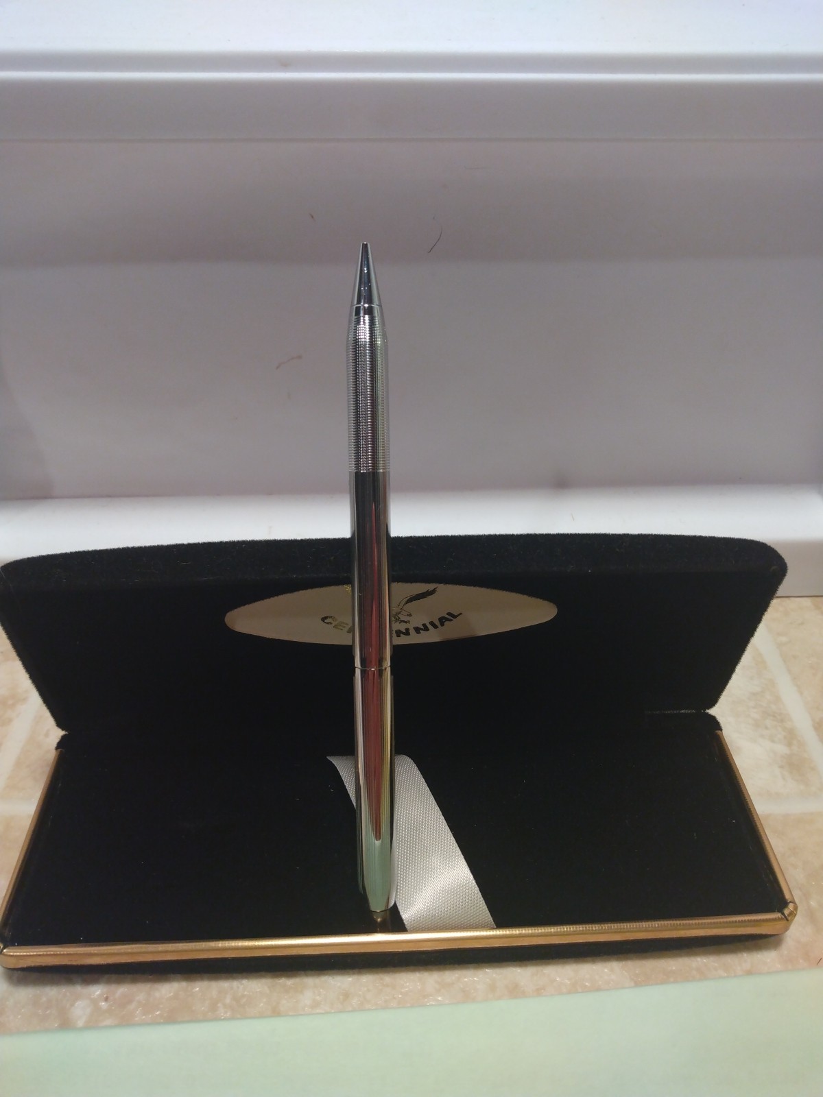 Centennial Mechanical Pencil And Case Silver Tone Working Condition
