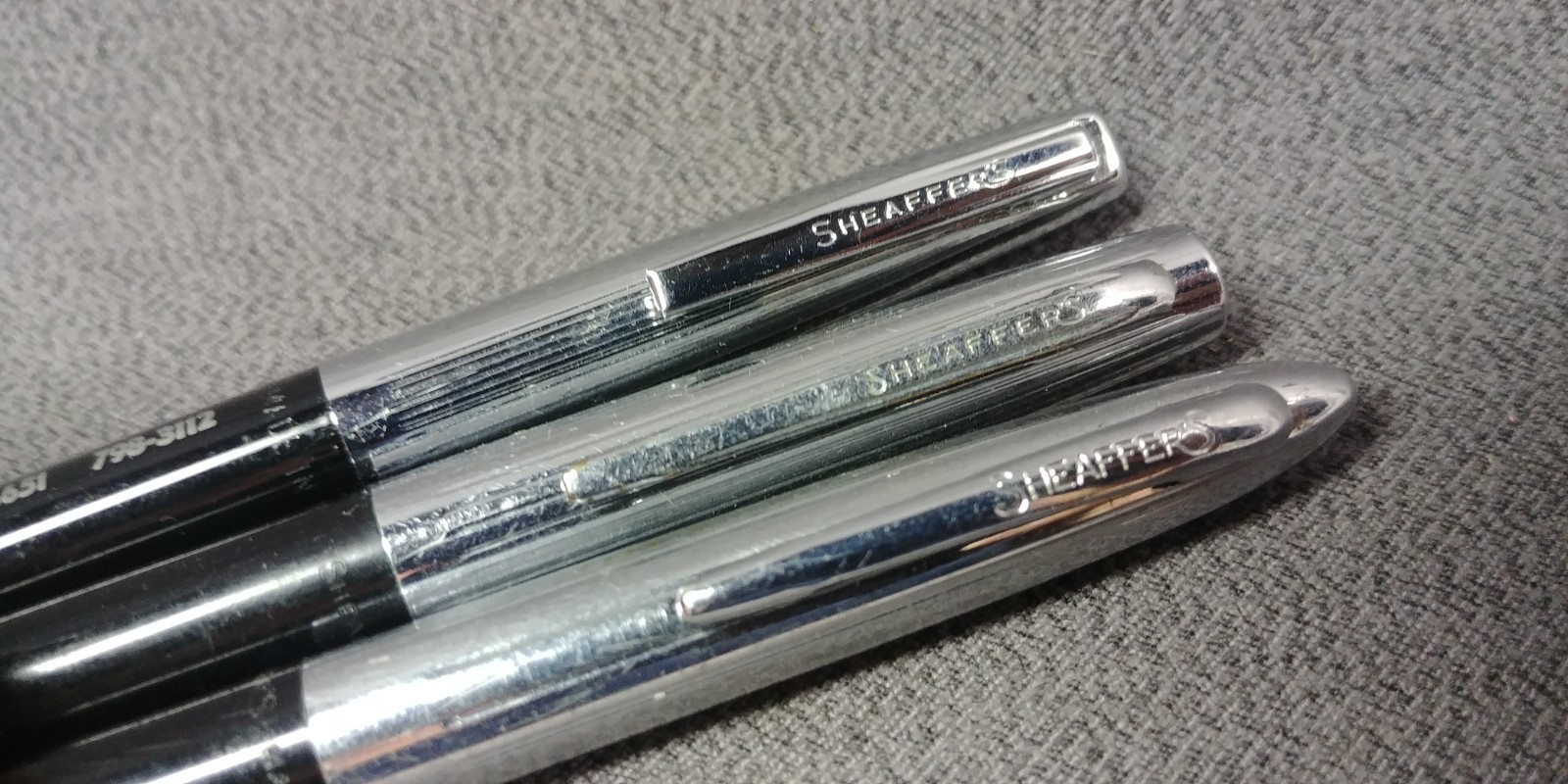 3 1950s+ Sheaffers Mechanical Pencil Right COOP Supply Service Longview Fibre