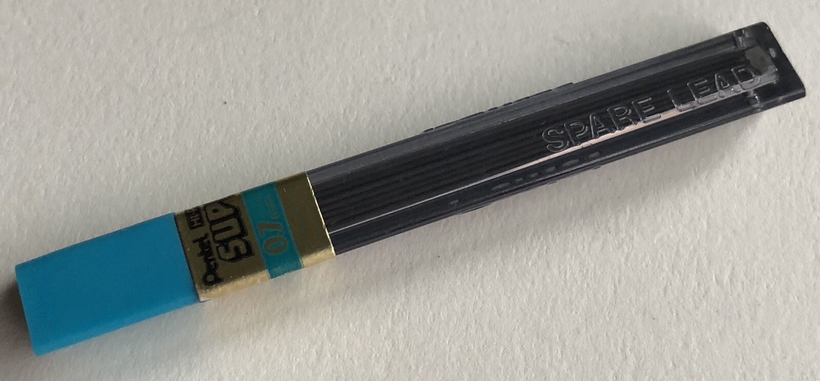 Vintage PENTEL Hi Polymer B Mechanical Pencil Lead .7mm Black NOS 12pk Japan
