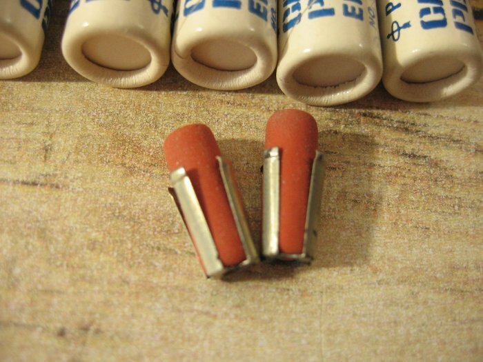 Vintage Parker Pen Jotter Cartridge Pencil Eraser Refills 2 Per Tube 260-0A 2098