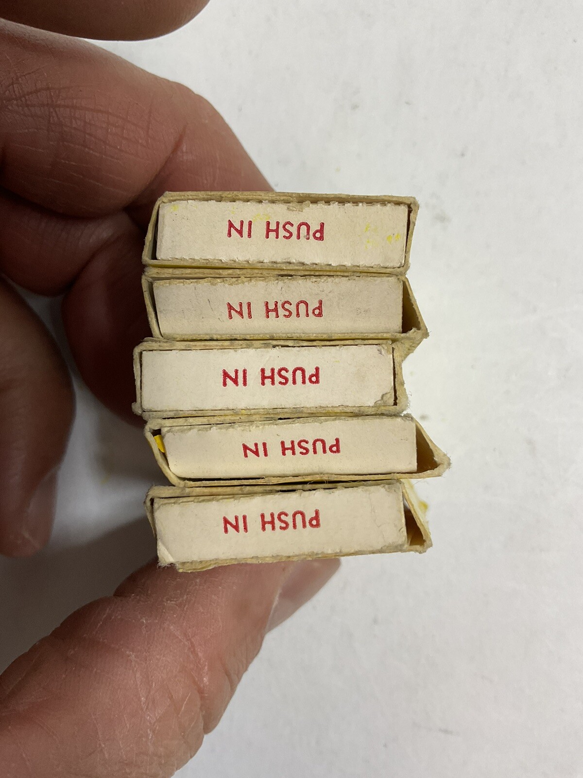 Listo Yellow Leads No 162 Vintage Lot Of 5 FoundArtShopCom