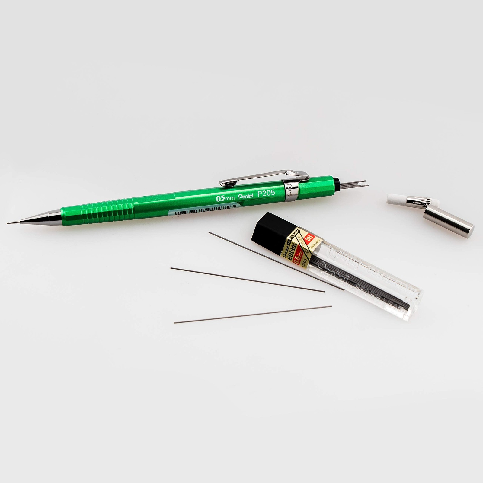 Pentel Sharp Mechanical Pencil 3 Pack Assorted Lead Sizes Comfort Grip