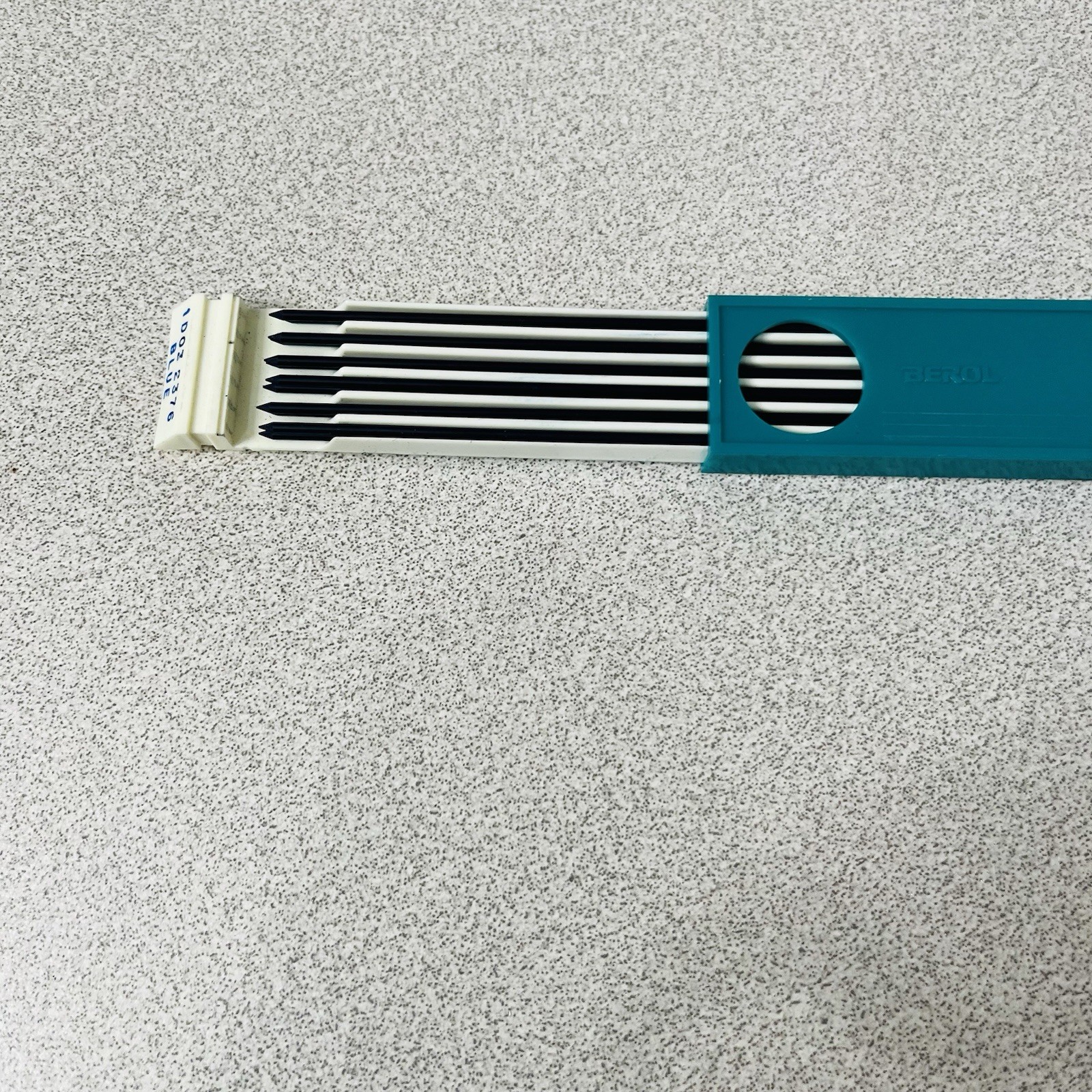 Vintage Turquoise Eagle Drawing Leads #2376 Blue Unused One Dozen (12)