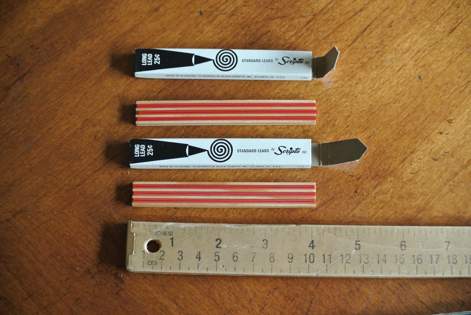 Vintage SCRIPTO Mechanical Pencil Leads Mixed Lot – Some Empty or Partials