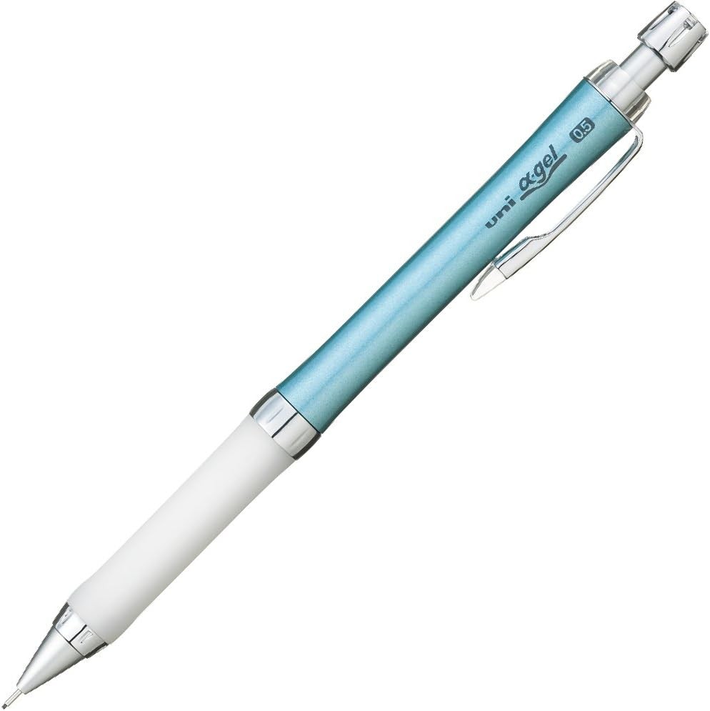 Uni Mechanical Pencil, Slim Model with White 1 Count (Pack of 1), Turquoise