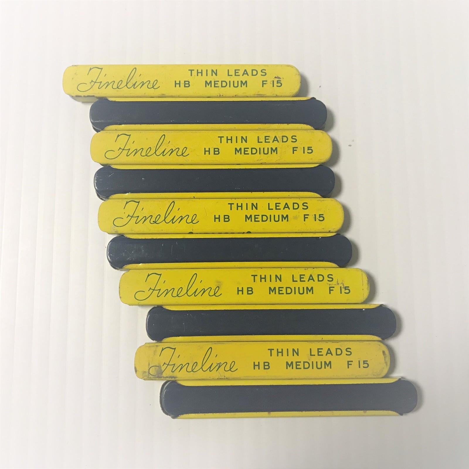 f121 Vintage Collectible Sheaffer’s Pencil Thin Leads HB Medium F15 lot of 10