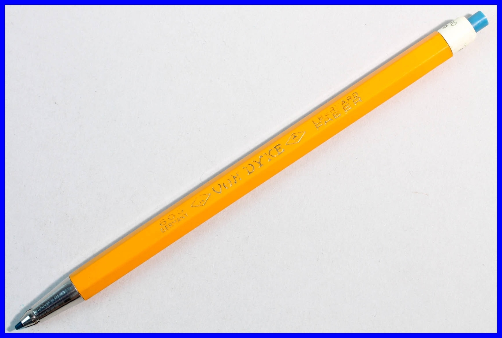 blue pusher EBERHARD FABER 606 ” VAN DYKE ” CHR MO LEADHOLDER pencil 2 mm