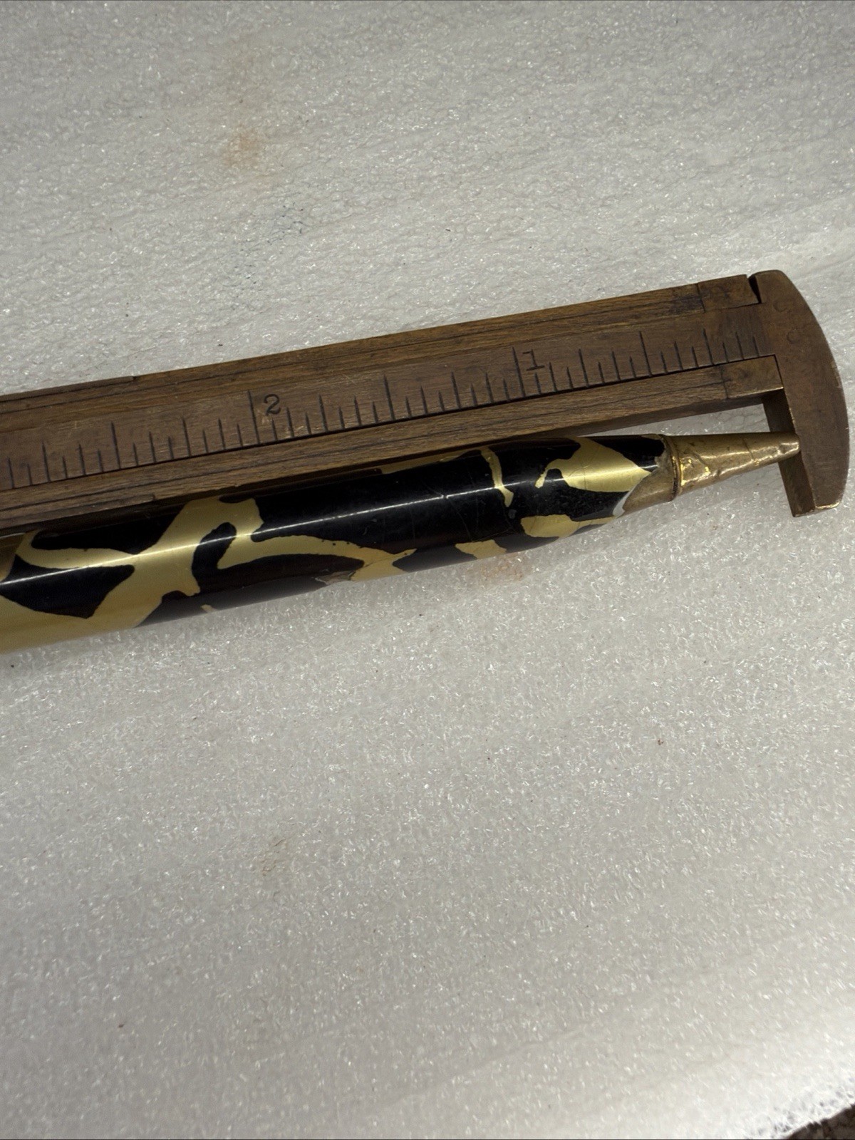 Old Eagle Pencil Co. Black & Gold Marbled Finish Mechanical Pencil