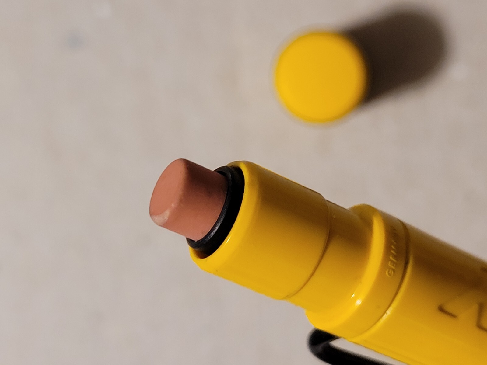 Vtg Lamy Safari Push Mechanism Pencil (0.5 mm) in Yellow black clip West Germany