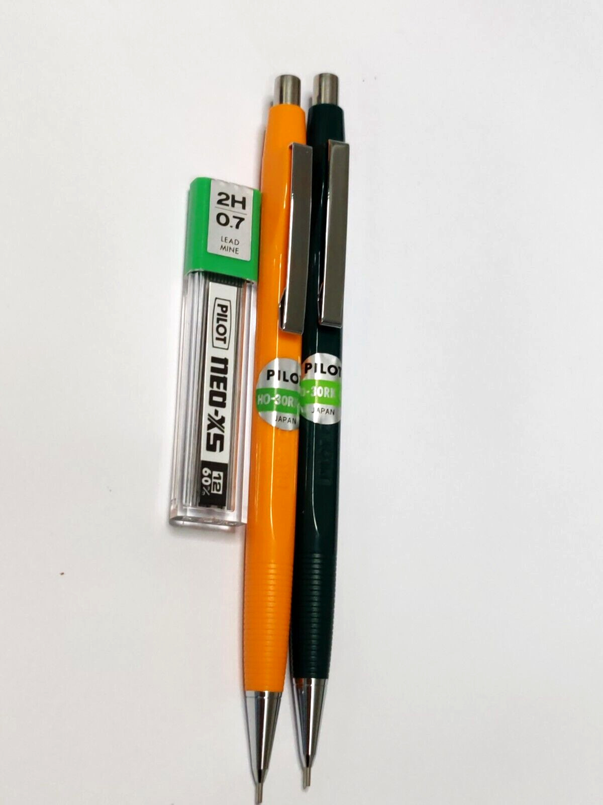 Pilot HO-30RK-07 Mechanical Pencil Vintage New Very Rare 2 Pcs, Japan . 1970s