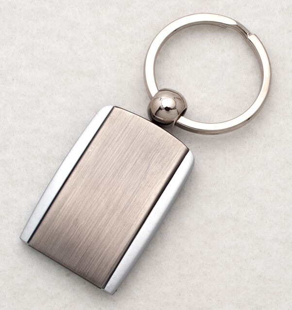 BOMBAY Mechanical Lead / Pencil Pen w/ Key Ring / polished chrome & matt finish