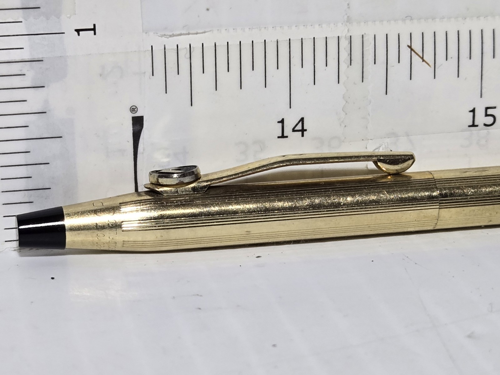 VINTAGE MONOGRAMMED MECHANICAL PENCIL 1/20 10k GOLD FILLED – Non-working