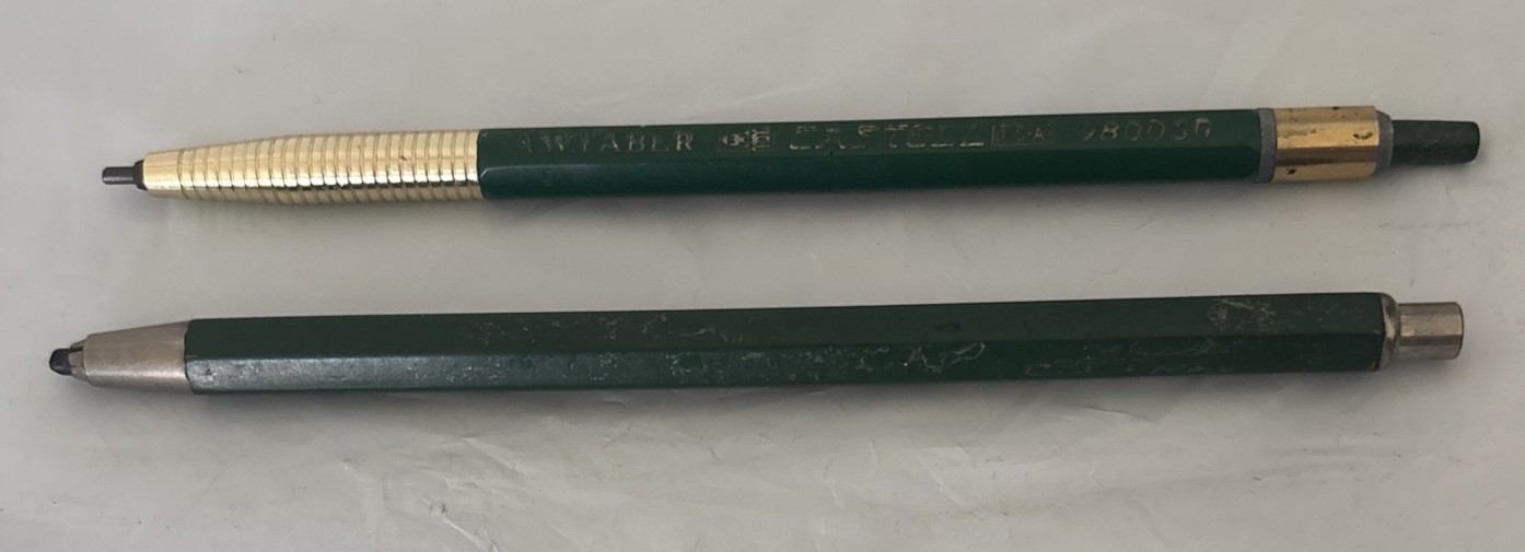 VTG A W FABER CASTELL LOCKTITE 9800SG USA & 9400 Germany – Drafting Pencils