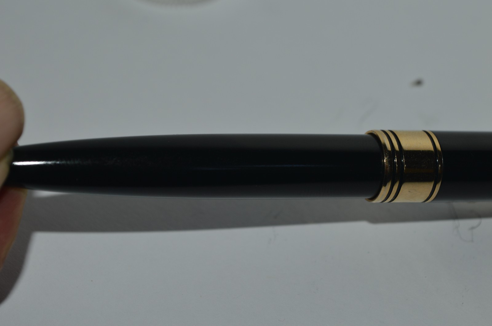 MONTEFIORE Mechanical Pencil Black Lacquer Finish FPS Engraved Excellent Condit
