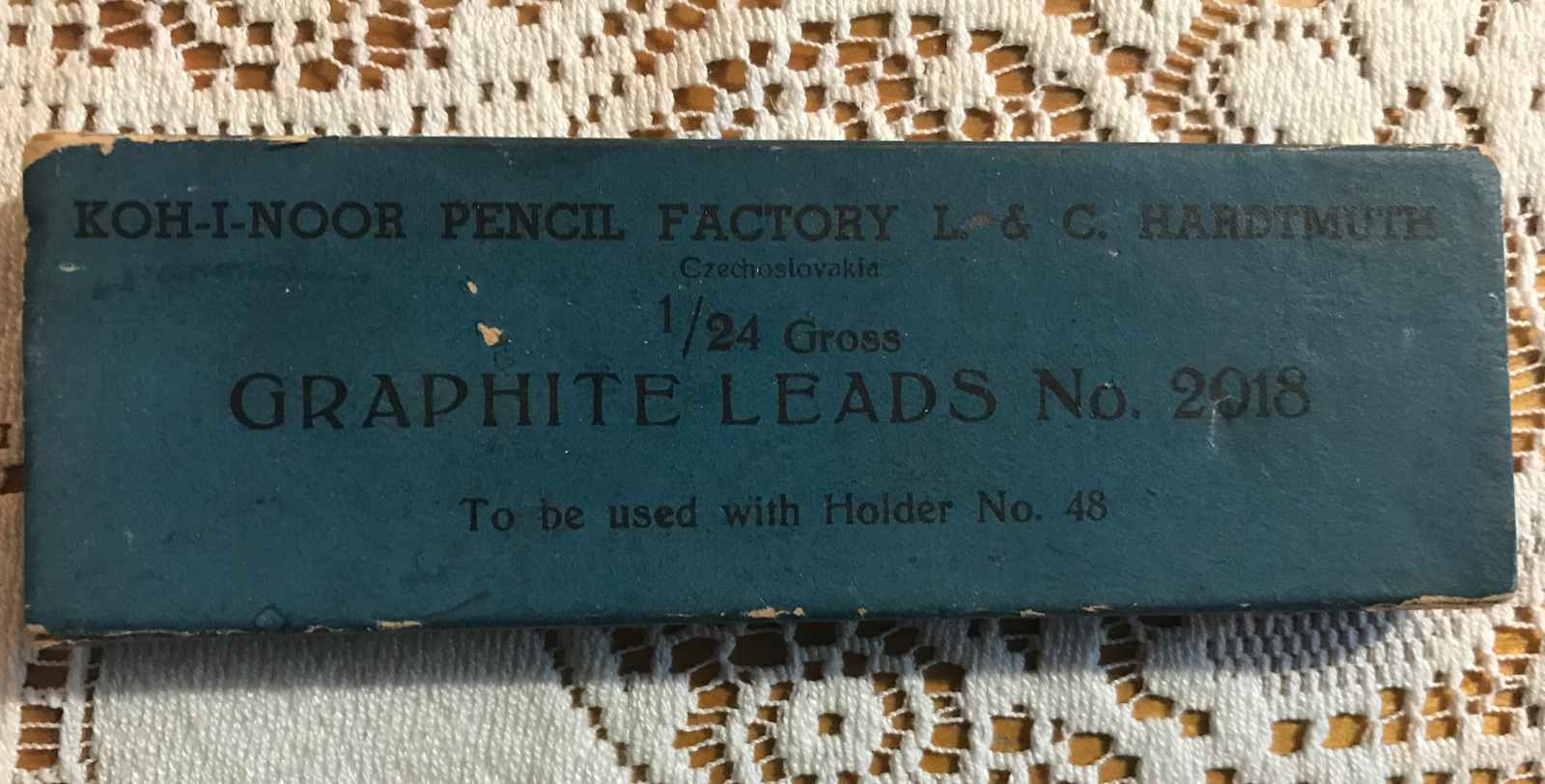 lot of 2 boxes pencil leads KOH-I-NOOR PENCIL FACTORY L..&C. HARDTDTMUTH Inc