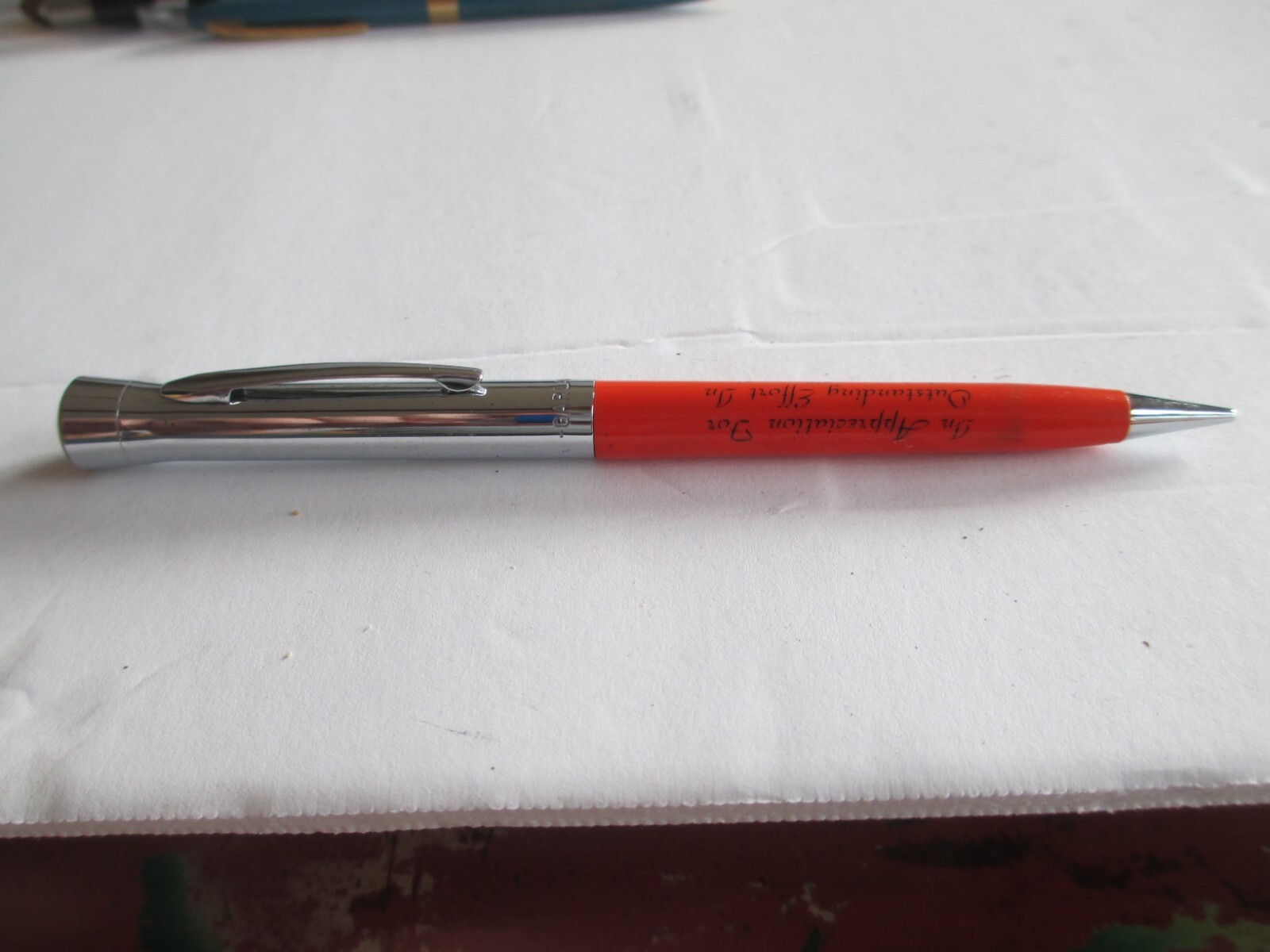 Vintage Square Profile Lucite Mechanical Pencil Al’s Tobacco Land Milford MI B12