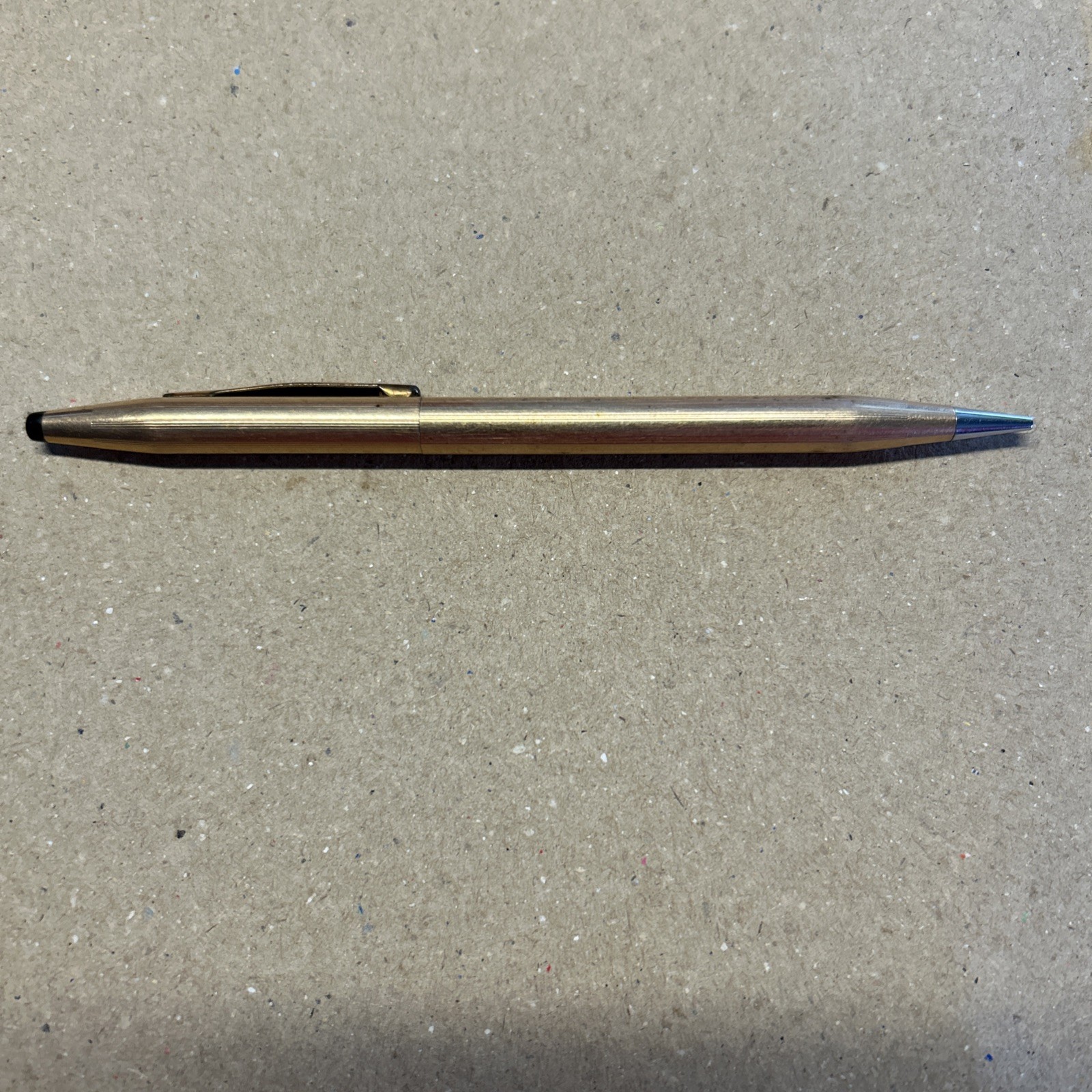 CROSS 1/20th 14k GOLD FILLED MECHANICAL PENCIL ROSE BAND Works Well