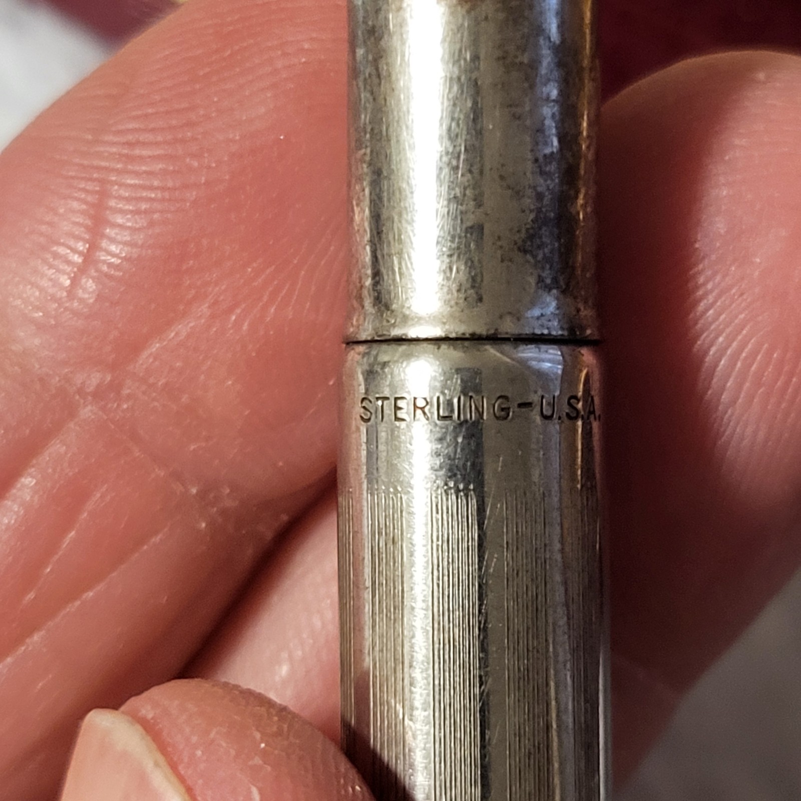 The Norma Pencil Collectors 4 Color In STERLING SILVER Monogrammed