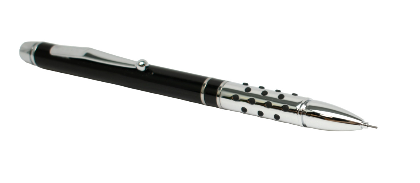 CROSS Detroit Black Lacquer & Polished Chrome 0.7mm Pencil with Gift Box