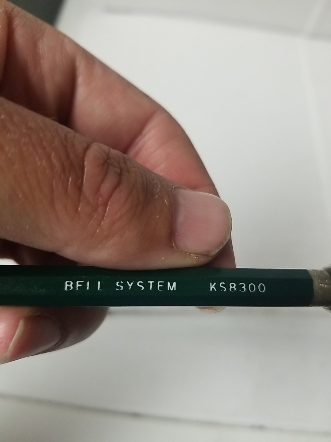Dur-O-Lite BELL SYSTEM KS8300 Green & Chrome 1.1mm Phone Dialer Pencil – 1940’s